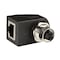 Asi M12 To RJ45 Adapter, M12 To RJ45 Bulkhead Connector, Female M12 D Coded, Thru Panel 90Degree Adapter ASITPA-4512FD-RA - alternate 3